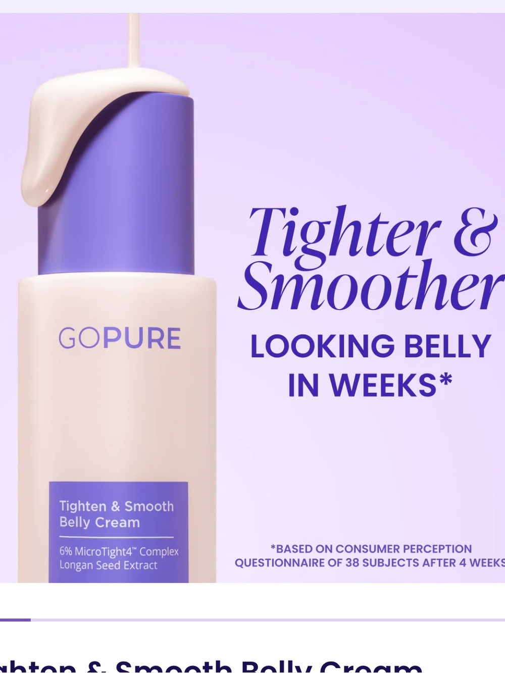 Tighten & Smooth Belly Cream – 4.25 fl oz